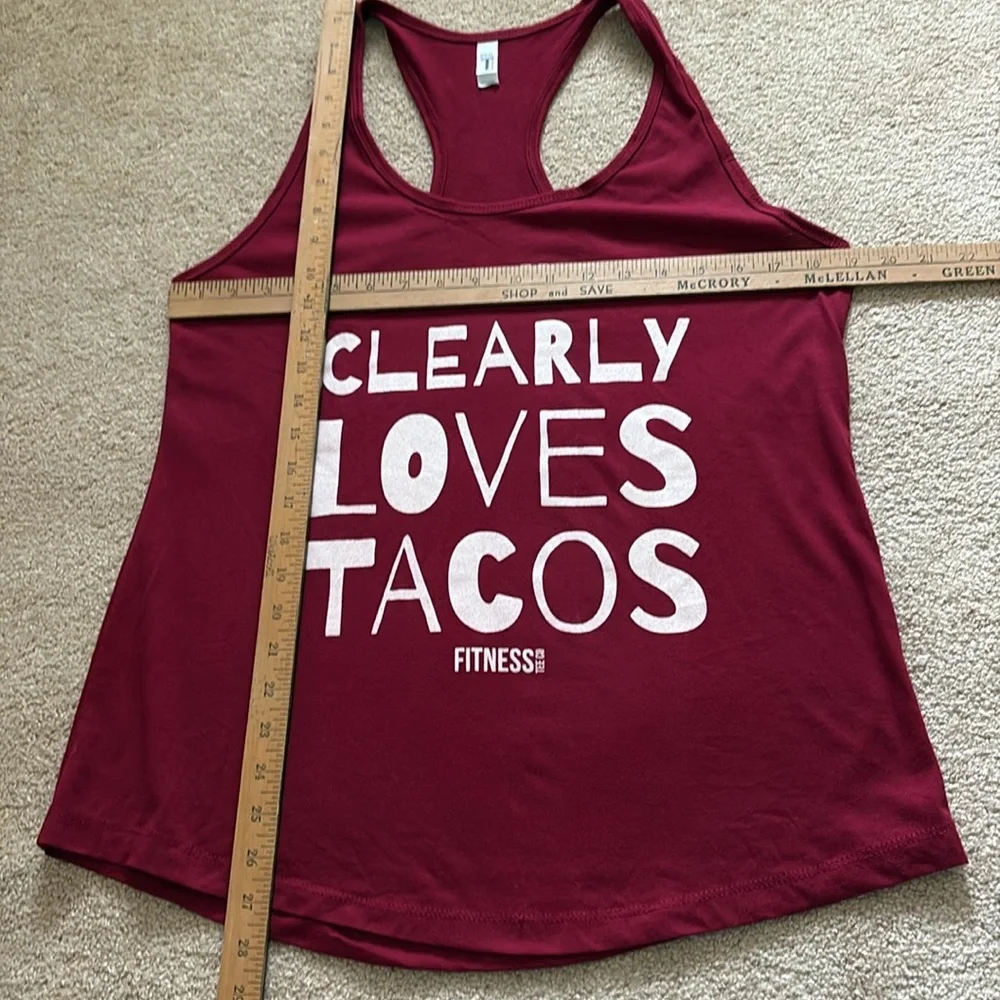 Taco lover funny tank top - Picture 4 of 6